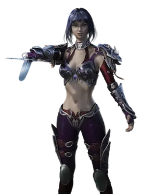 Fantasy_ Armored_ Female_ Warrior