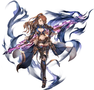 Fantasy Armored Warrior Artwork PNG