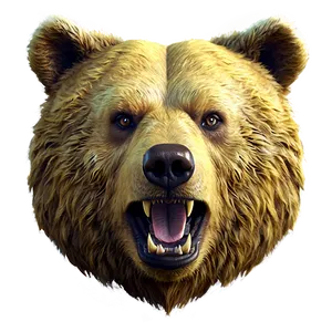 Fantasy Bear Face PNG 06292024