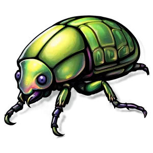 Fantasy Beetle Creature PNG Blr