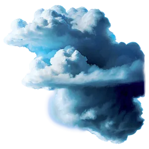 Fantasy Blue Clouds PNG 20