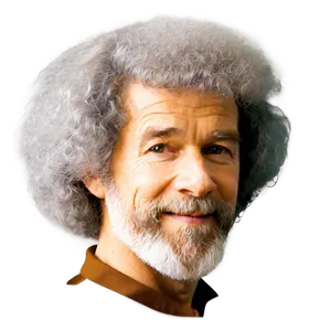 Fantasy Bob Ross Hair PNG 8