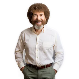 Fantasy Bob Ross Hair PNG Pkk