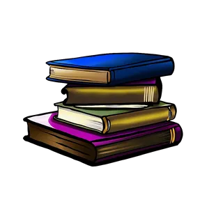 Fantasy Books Pile PNG Dac3 PNG
