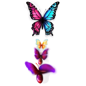 Fantasy Butterfly Magic PNG Flq19