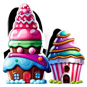 Fantasy Candy Land Kingdom Png Yrp42 PNG image