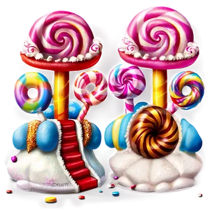 Fantasy Candyland Characters PNG 06202024