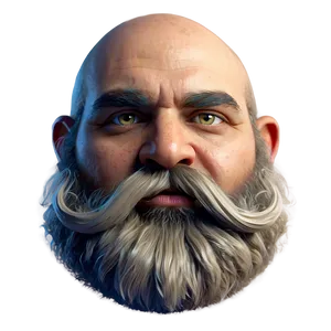 Fantasy Cartoon Beard Png 06272024 PNG image