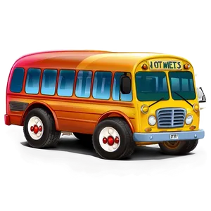 Fantasy Cartoon Bus PNG Nux39 PNG