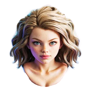 Fantasy Cartoon Hair Png 06272024 PNG image