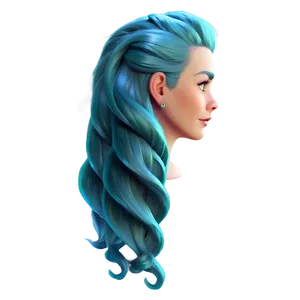 Fantasy Cartoon Hair Png Uot36 PNG image