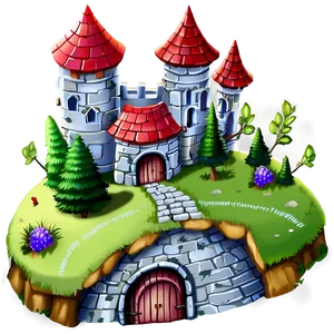 Fantasy Castle PNG 46