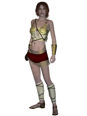 Fantasy Character Costume3 D Model