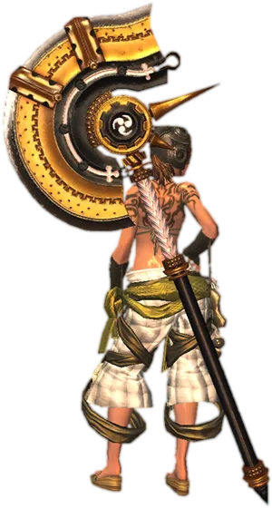 Fantasy Character Giant Axe