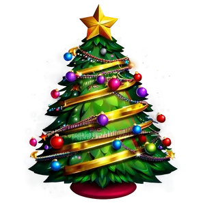 Fantasy Christmas Tree Design PNG 06132024 PNG
