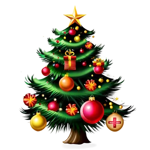 Fantasy Christmas Tree Design PNG Jsx PNG