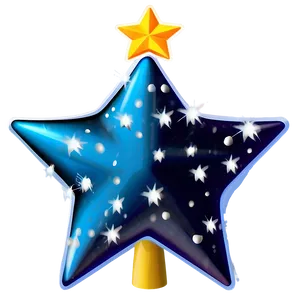 Fantasy Christmas Tree Star PNG 79