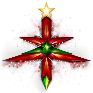 Fantasy Christmas Tree Star PNG Jto