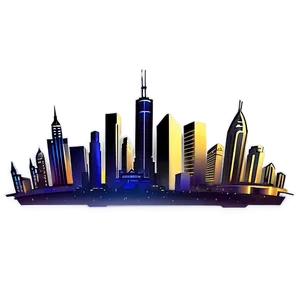 Fantasy City Skyline PNG 06202024 PNG