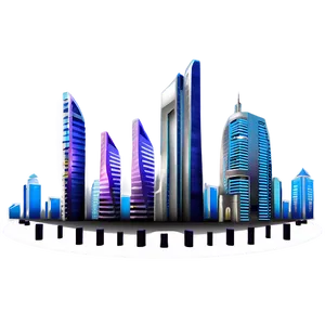 Fantasy City Skyline PNG 15 PNG