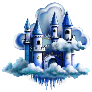 Fantasy Cloud Castle PNG Gcb39