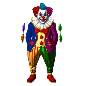 Fantasy Clown Character PNG Jha