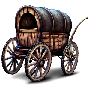 Fantasy Covered Wagon Art PNG Udc13 PNG