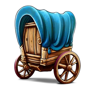 Fantasy Covered Wagon Art PNG Wxu PNG