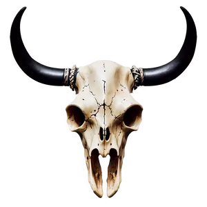 Fantasy Cow Skull PNG 06132024