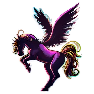 Fantasy Creature Unicorn Silhouette PNG Cqi65 PNG