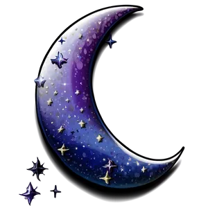 Fantasy Crescent Moon Png Cwk79 PNG image