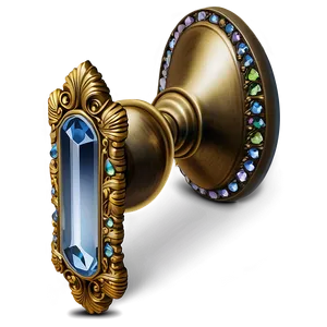 Fantasy Crystal Doorknob Png Nob27 PNG image