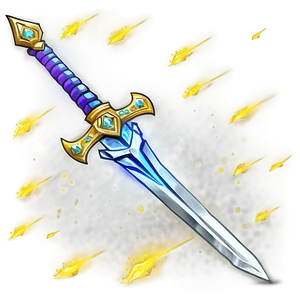 Fantasy Diamond Sword Drawing Png Iwd47 PNG image