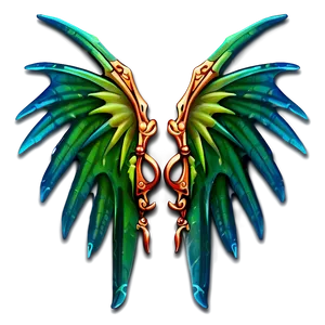 Fantasy Dragon Wings Design Png 66 PNG image