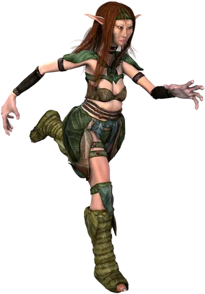 Fantasy_ Elf_ Character_ Pose