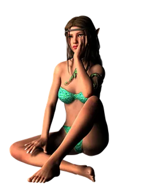 Fantasy_ Elf_ Female_ Posing