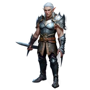 Fantasy Elf Warrior PNG 17