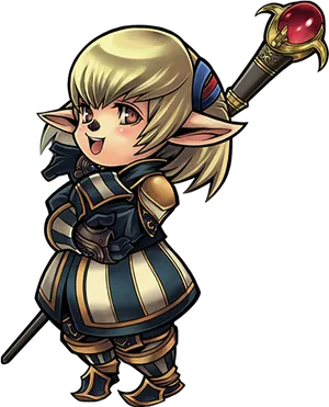 Fantasy_ Elf_ Warrior_ Smile PNG image