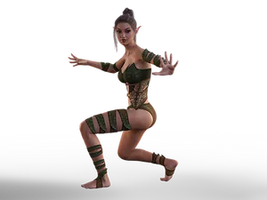 Fantasy_ Elven_ Warrior_ Pose