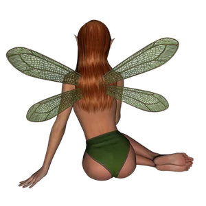Fantasy_ Fairy_ Back_ View