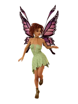 Fantasy Fairy Figure PNG image