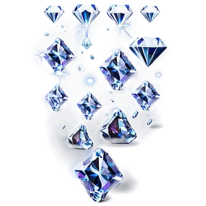 Fantasy Falling Diamonds Png Tdg4 PNG image