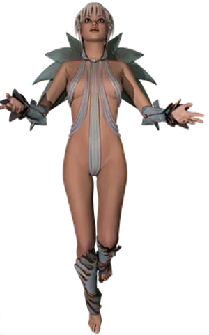 Fantasy Female Character Costume PNG image