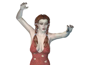 Fantasy_ Female_ Character_ Pose