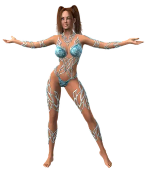 Fantasy_ Female_ Character_ Pose