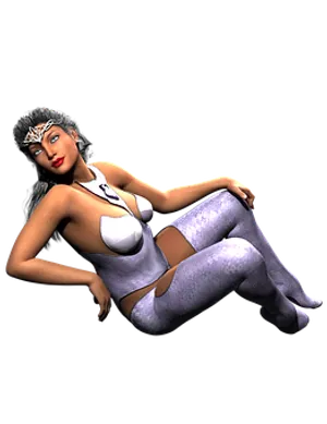 Fantasy Female Character3 D Render