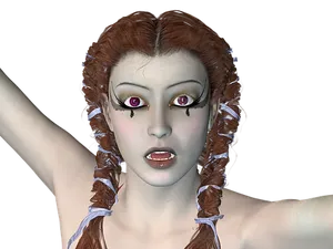 Fantasy Female Character3 D Render