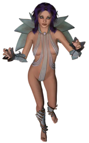Fantasy_ Female_ Fairy_ Character PNG image