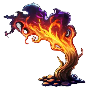 Fantasy Fire Spell Cartoon Png Nhq PNG image