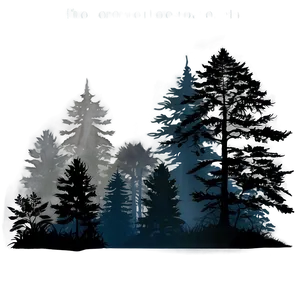 Fantasy Forest Silhouette PNG Flv PNG